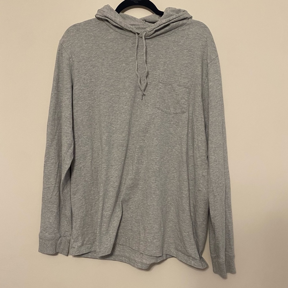 Vineyard Vines Gray Hooded Long Sleeve‎ Shirt Large
